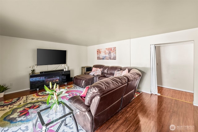 32232 7th Ave SW, Federal Way, WA 98023 - living room with dark wood finished floors and baseboards