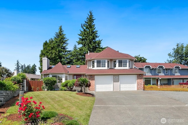 29617 58th Pl S, Auburn, WA 98001 - view of front of house with driveway, an attached garage, and brick siding