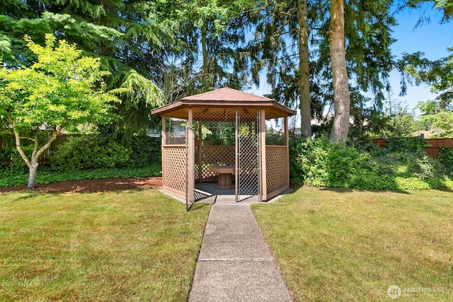 29617 58th Pl S, Auburn, WA 98001 - view of yard featuring a gazebo