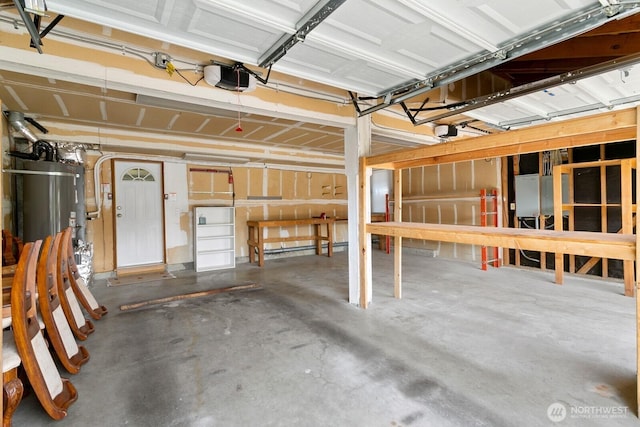 29617 58th Pl S, Auburn, WA 98001 - garage featuring a garage door opener and gas water heater