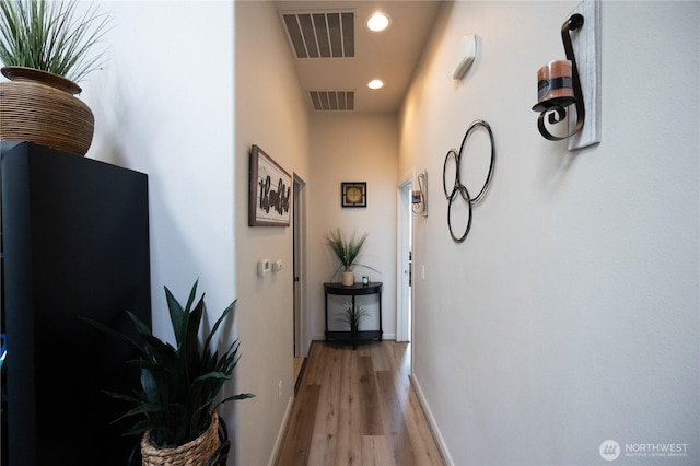 21266 Lafayette Rd, Sedro Woolley, WA 98284 - hall with light wood-type flooring and recessed lighting