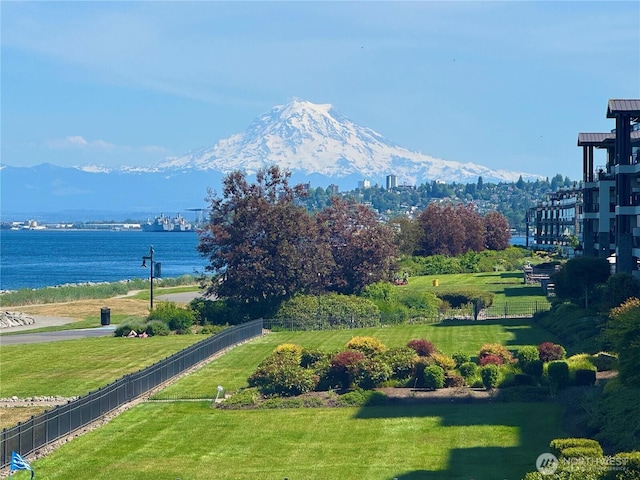 5105 Grand Loop Unit 107, Tacoma, WA 98407 - view of home's community with a water and mountain view