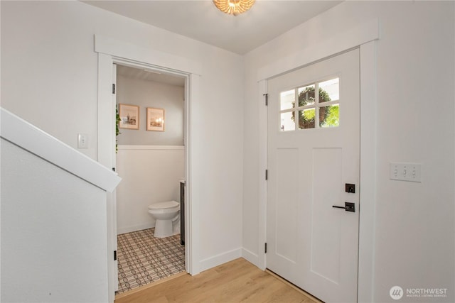 1860 Hoffman Hill Blvd, Dupont, WA 98327 - foyer entrance with light wood-type flooring and baseboards