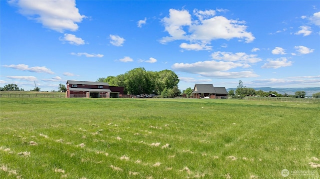 2853 Game Farm Rd, Ellensburg, WA 98926 - view of grassy yard with a view of countryside, a barn, and an outdoor structure