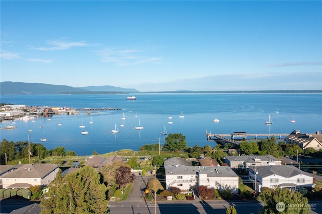 912 11th Unit 101, Bellingham, WA 98225 - water view with a mountainous background