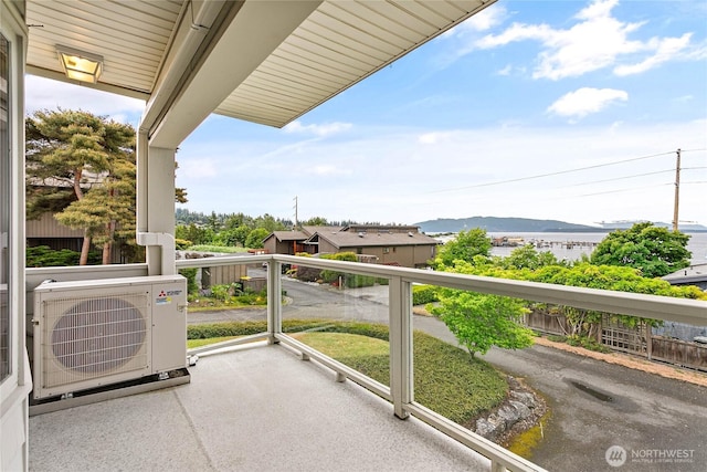 912 11th Unit 101, Bellingham, WA 98225 - balcony with ac unit and a mountain view