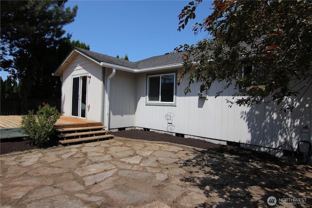 8422 NE 176th St, Arlington, WA 98223 - rear view of house featuring a deck and a patio area