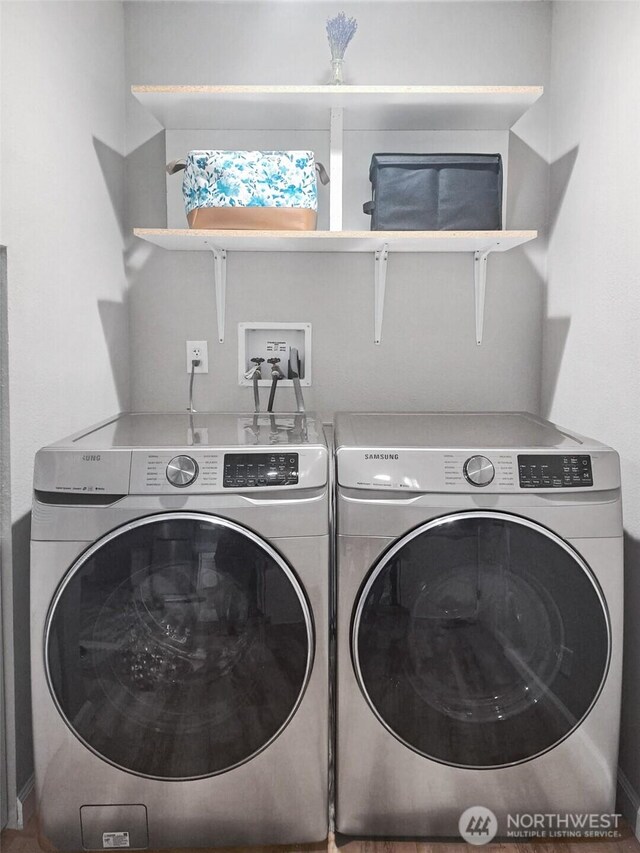 6240 Azure Way, Maple Falls, WA 98266 - laundry room featuring separate washer and dryer
