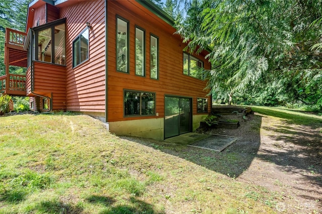 726 114th St NE, Tulalip, WA 98271 - view of property exterior with stairway and a yard