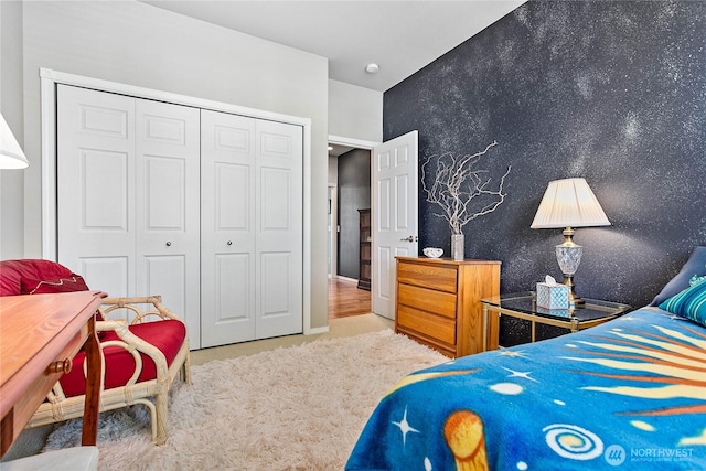 1521 Westview Pl, Lynden, WA 98264 - bedroom with carpet and a closet