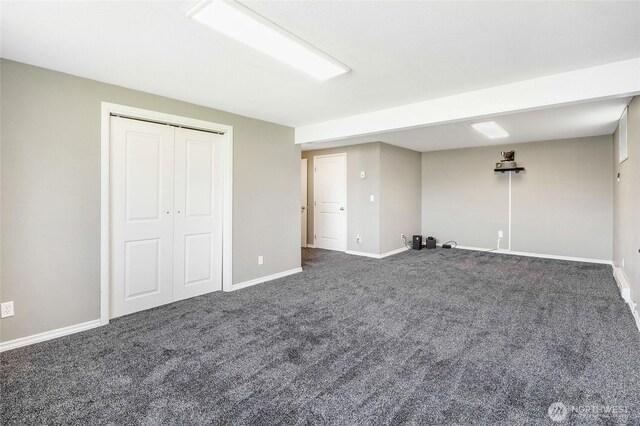 907 S Balsam St, Moses Lake, WA 98837 - below grade area with carpet floors and baseboards
