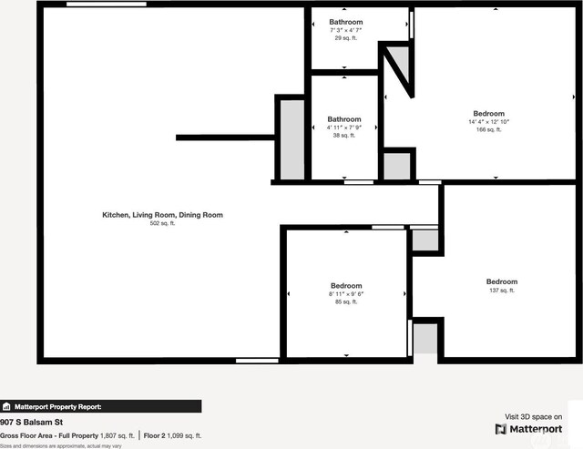 907 S Balsam St, Moses Lake, WA 98837 - property floor plan