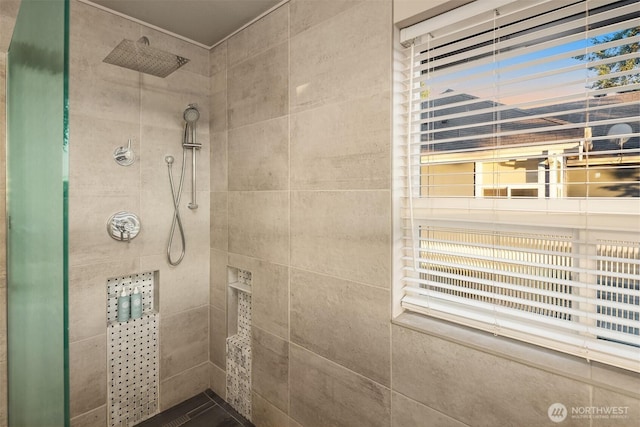 5613 21st Ave SW, Seattle, WA 98106 - bathroom featuring a tile shower