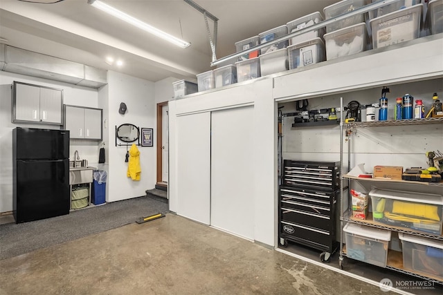 5613 21st Ave SW, Seattle, WA 98106 - garage featuring freestanding refrigerator