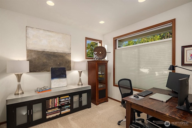 5613 21st Ave SW, Seattle, WA 98106 - office with light colored carpet and recessed lighting
