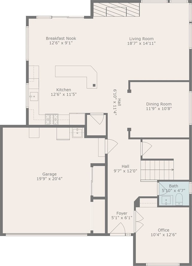 5613 21st Ave SW, Seattle, WA 98106 - view of property floor plan