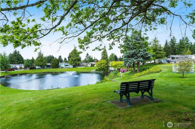 1427 100th St SW Unit 145, Everett, WA 98204 - view of community featuring a water view and a yard