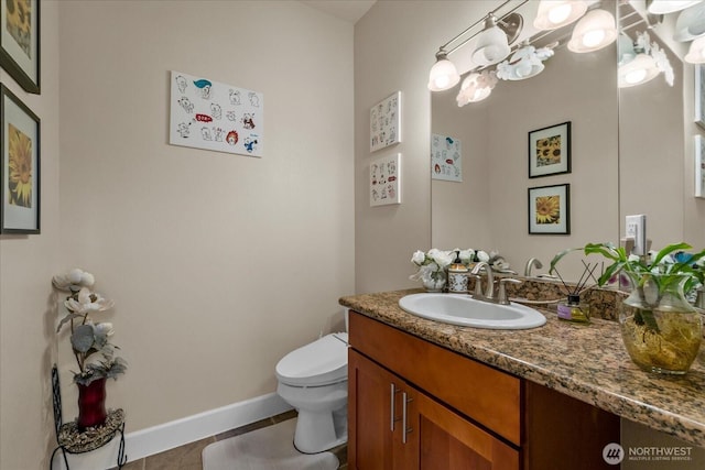 2025 NE 37th Pl, Renton, WA 98056 - half bath with vanity and tile patterned flooring