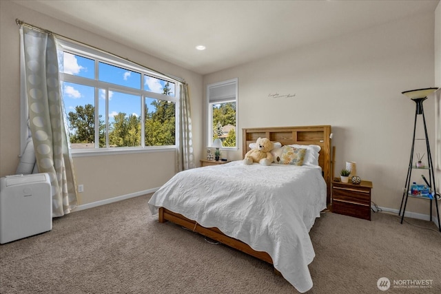 2025 NE 37th Pl, Renton, WA 98056 - carpeted bedroom with baseboards and recessed lighting