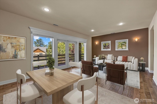 2025 NE 37th Pl, Renton, WA 98056 - dining area featuring wood finished floors and recessed lighting