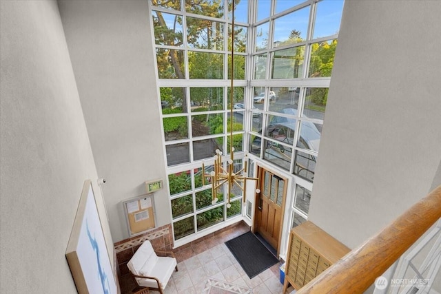 720 Lakeside Ave S Unit 406, Seattle, WA 98144 - entryway with healthy amount of natural light and tile patterned floors