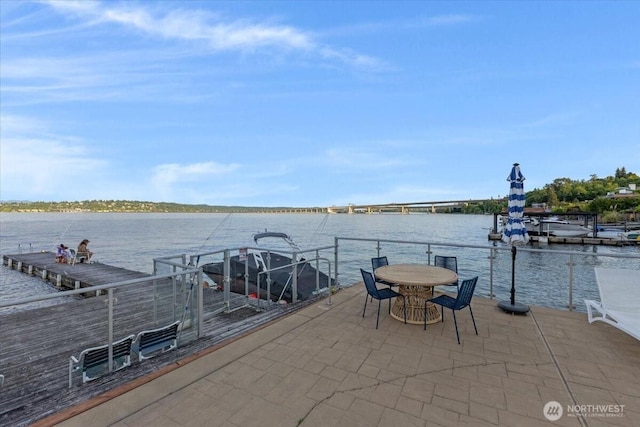 720 Lakeside Ave S Unit 406, Seattle, WA 98144 - dock featuring a water view