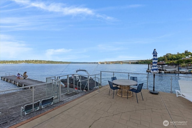 720 Lakeside Ave S Unit 406, Seattle, WA 98144 - dock area with a water view