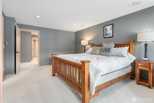 8 Far Summit Pl, Bellingham, WA 98229 - bedroom with carpet flooring, baseboards, and recessed lighting