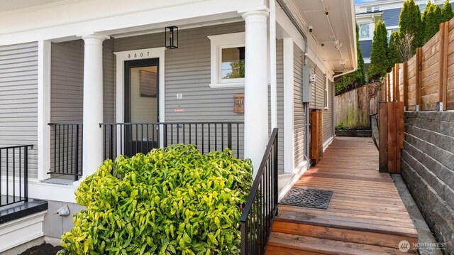 3807 E Jefferson St, Seattle, WA 98122 - view of exterior entry featuring covered porch