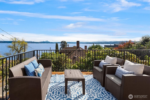 3807 E Jefferson St, Seattle, WA 98122 - deck featuring a water view
