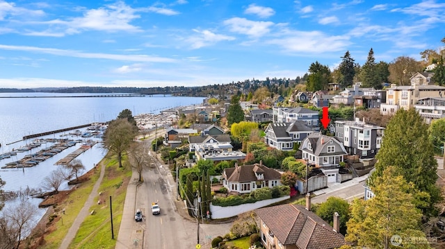 3807 E Jefferson St, Seattle, WA 98122 - aerial view of residential area featuring a large body of water