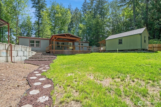 477 SE Old Arcadia Rd, Shelton, WA 98584 - view of yard