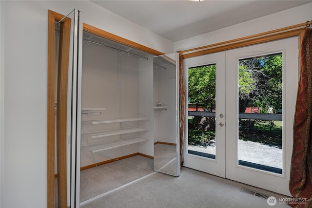 45019 284th Ave SE, Enumclaw, WA 98022 - walk in closet with french doors and carpet
