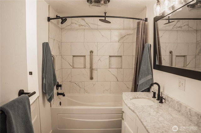 5363 Reese Hill Rd, Sumas, WA 98295 - full bathroom with shower / tub combo with curtain and vanity