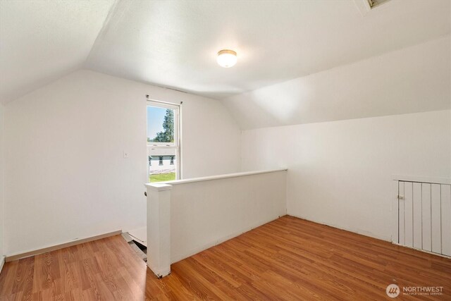 12 Fairgrounds Rd, Skamokawa, WA 98647 - additional living space with lofted ceiling and light wood-style floors