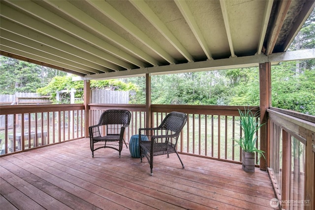 566 Duck Lake Dr SE, Ocean Shores, WA 98569 - view of deck