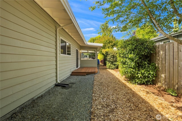 3907 SW 102nd St, Seattle, WA 98146 - view of yard with a deck