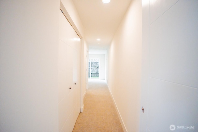 12215 Des Moines Memorial Dr S Unit A, Burien, WA 98168 - corridor with recessed lighting and light carpet