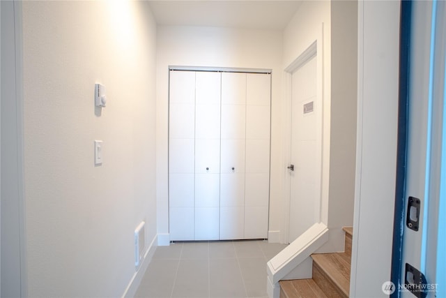 12215 Des Moines Memorial Dr S Unit A, Burien, WA 98168 - hall with baseboards and light tile patterned floors