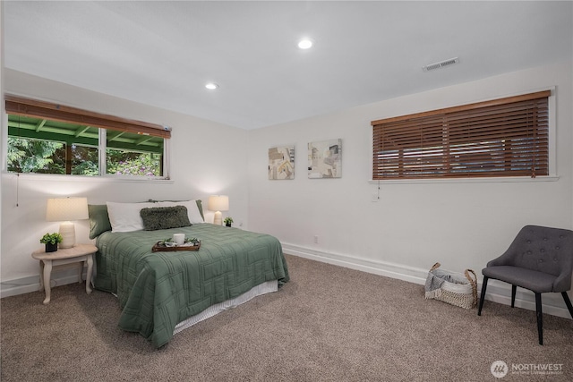 5505 Windemere Dr SE, Olympia, WA 98501 - carpeted bedroom featuring baseboards and recessed lighting