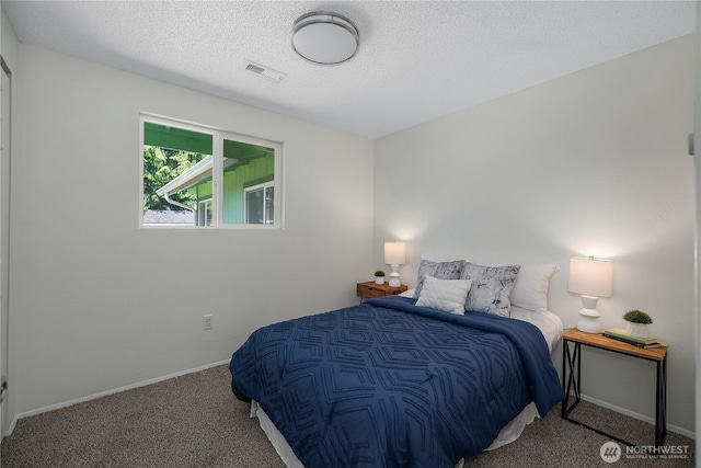 5505 Windemere Dr SE, Olympia, WA 98501 - carpeted bedroom with baseboards and a textured ceiling