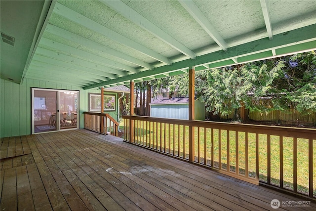 5505 Windemere Dr SE, Olympia, WA 98501 - deck with an outdoor structure