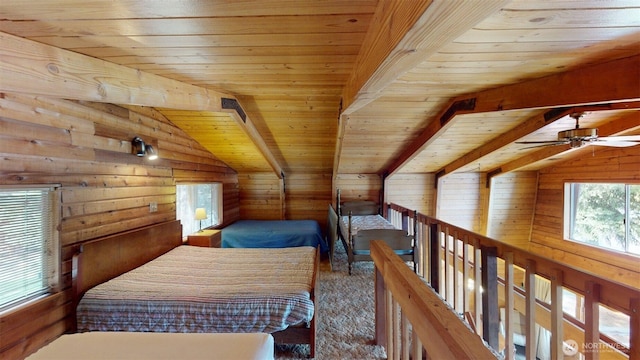 90B Moore Dr, Riverside, WA 98849 - bedroom featuring wood ceiling and wood walls