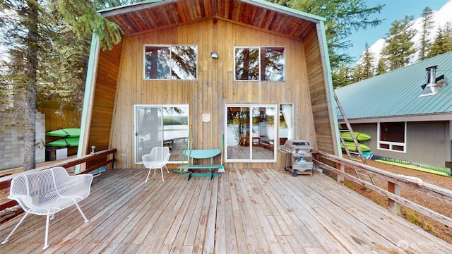 90B Moore Dr, Riverside, WA 98849 - wooden deck featuring a grill