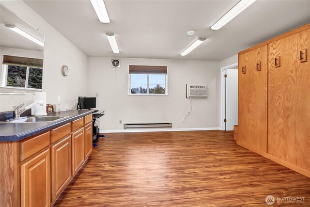 8402 57th Ave E, Puyallup, WA 98371 - kitchen with a sink, plenty of natural light, and wood finished floors