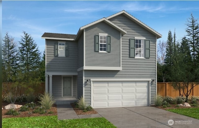 12139 15th Ct SE Unit 28, Lake Stevens, WA 98258 - view of front of home with a garage and concrete driveway