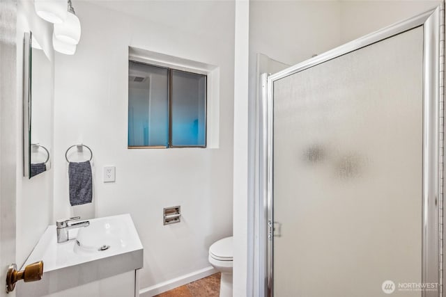 4119 NE 142nd St, Seattle, WA 98125 - bathroom featuring a stall shower and vanity