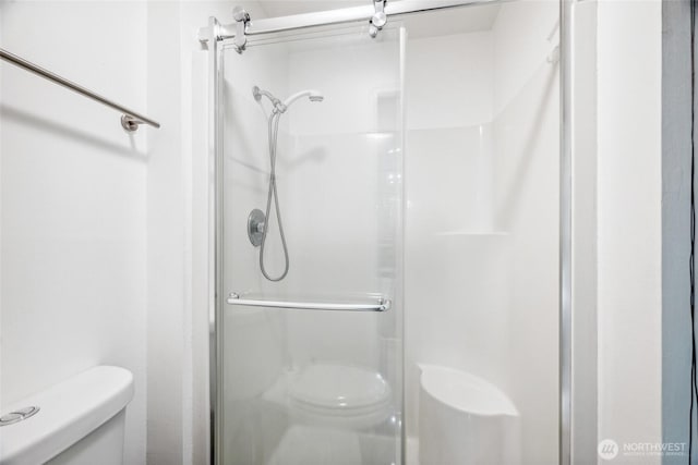 4119 NE 142nd St, Seattle, WA 98125 - full bathroom featuring toilet and a stall shower