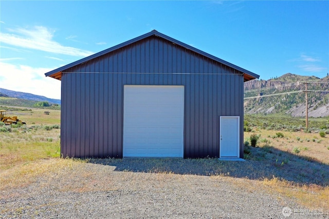 212 Hubbard Rd, Riverside, WA 98849 - view of outbuilding with a mountain view