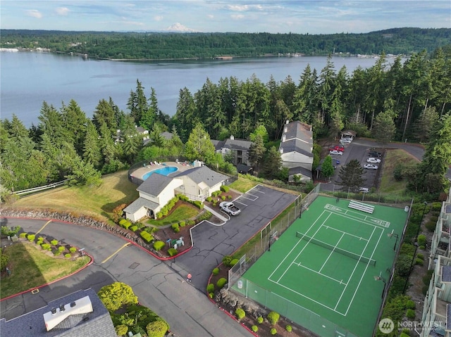 1755 W Sunn Fjord Ln Unit D65, Bremerton, WA 98312 - bird's eye view of a forest and a large body of water